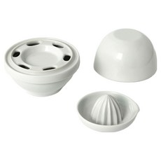 로코리빙 일본산 아리타 도자기 그라인더 4종 세트, 화이트, 1세트, 레몬스퀴저 +와사비강판 +깨갈이 + 볼