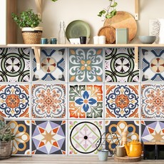 서앤유 유럽 엔티크 타일 스타일 스티커 12p, 타입20