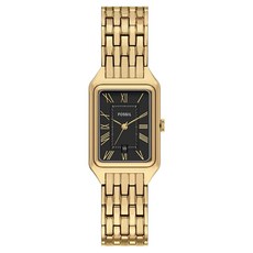FOSSIL 女性 Raquel 方形金屬手錶 ES5434
