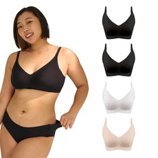 24HRS 美背款 無感失憶內衣 4件組