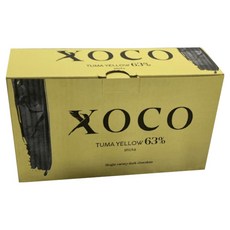 XOCO 土曼黃色63%淋膜調溫巧克力, 2.5kg, 1個