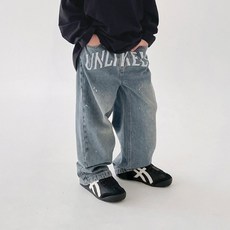 BerryCloset 男童復繪兒童幼兒上學校園風丹寧褲牛仔褲