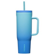 CORKCICLE. 酷仕客 Cruiser 不鏽鋼保冷大容量附提把吸管隨行杯, Boombox 藍, 1個