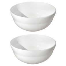 HANKOOK CHINAWARE 骨瓷 Cooing 麵碗, 白色, 2個