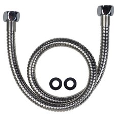 BK 해바라기 레인 샤워수전 연결호스 샬럿86, 실버, 0.5m