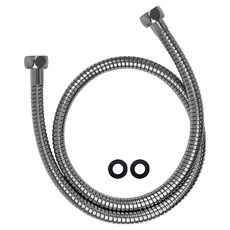 BK 해바라기 레인 샤워수전 연결호스, 실버, 1m