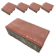 Withblock 互鎖式I型人行道磚 200 x 100 x 60 mm, 紅色, 10個