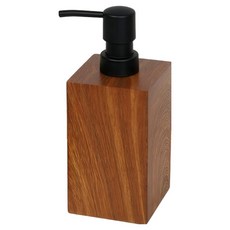 Makuwaku 胡桃木紋飯店浴室廚房按壓式分裝瓶 500ml HTR044, 混合色, 1個