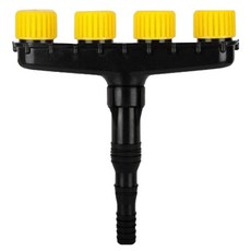 Malltoday 愛植物 多噴嘴4頭噴霧 02, 黃色, 1個