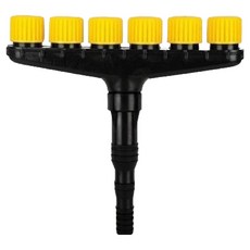 Malltoday 愛植物 多噴嘴 6頭 噴霧器 04, 黃色, 1個