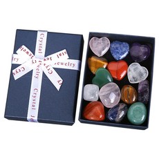 Mungudam 療癒水晶擺飾 能量能量石 14件組 愛情, 混合色