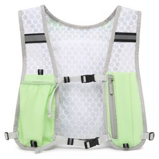 Sheriel 運動背心式水壺收納跑步包, 淺綠色, 1個