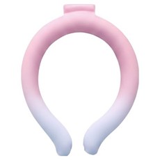 아리나라 투톤 컬러핏 28도 아이스 넥쿨링 밴드, 핑크 + 블루, 1개