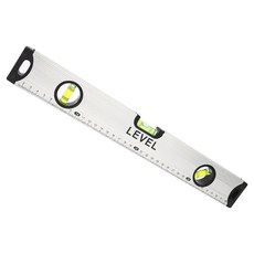 공구엔 자석 수평계 실버 400mm, 1개