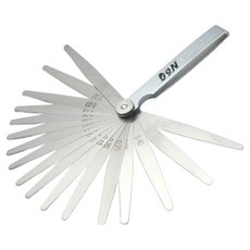 공구엔 틈새 17날 필러 게이지 리프형 100mm 100A-17, 1개