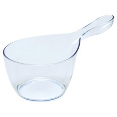 HUBATH 透明手提水瓢, 1個, 透明
