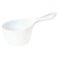 HUBATH 浴室沐浴手把泉水用水瓢, 1個, 白色