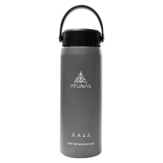 ATUNAS 歐都納 不鏽鋼提把保溫瓶 A1KTGZ12, 深灰色, 1個, 550ml