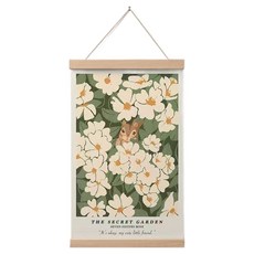 바이데 인테리어 꾸미기 좋은 북유럽스타일 두꺼비집 배전함 가리개 행잉 포스터, 들꽃스타일 C