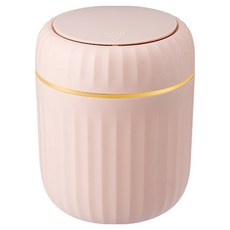 썬앤드림 골드라인 화장대 사무실 미니 휴지통, 핑크, 1개