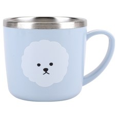 데일리라이크 스텐 머그컵, 비숑, 1개, 260ml