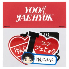 트레저 투어 펄스 온 인 재팬 공식 MD 이름 스티커, 단품, 윤재혁