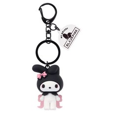 블랙핑크 x 마이멜로디 콜라보레이션 MD 고무 키링, 단품, 혼합색상
