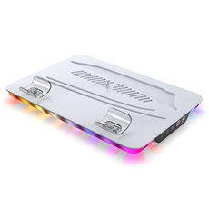 DOBE Ps5slimPRO 散熱底座 升級版, 白色, 1個, TP5-35103B