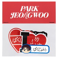 트레저 투어 펄스 온 인 재팬 공식 MD 이름 스티커, 단품, 박정우