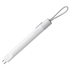 누사인 스트랩 자동잠금 안전 슬라이딩 커터칼, white, 1개