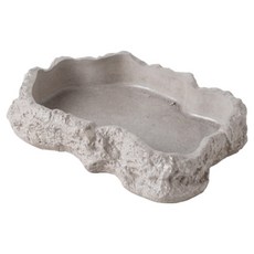 Kodachip 爬蟲沐浴盆 飲水飯碗 中型 13 x 18 x 4 cm, 原色, 1個