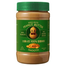 쏘울너츠 땅콩버터 스무스, 1개, 500g