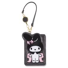 블랙핑크 x 마이멜로디 콜라보레이션 MD 패스 카드 케이스, 단품, 블랙