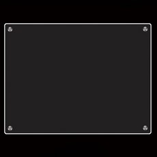 Happy Goods 簡潔強力磁吸備忘板 橫式 透明, 壓克力