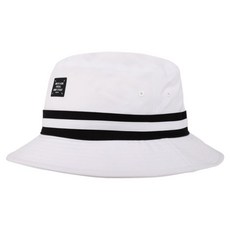 HENRY STUART 線條配色高爾夫漁夫帽, 白色, 1個