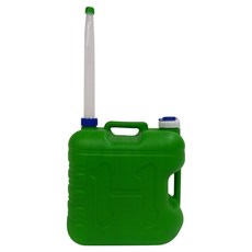 大慶 HM 安全提把 伸縮軟管蓋 煤油桶 綠色 3號, 1個, 20L
