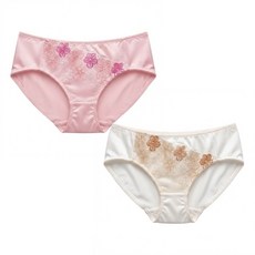 La Felino 情愫蔓延平口褲2件組, 粉色 + 膚色