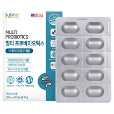 뉴네이처 멀티 프로바이오틱스, 60정, 1개
