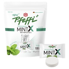 Pfeffi 無糖薄荷糖 補充包 100入, 190g, 1個