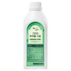 Hanmi F3 無酒精綠茶嗨棒糖漿, 1L, 1個