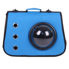 데이소이 반려동물 3구멍 접이식 이동가방, 03 블루, 1개