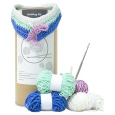 Mellowstory Stationery 寵物韓式上衣頸圈編織套組, 藍色, 1個