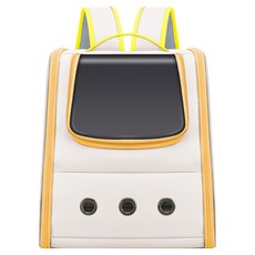 데이소이 반려동물 캔버스 휴대용 이동가방, 05 옐로우, 1개