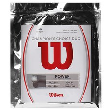 Wilson Champion's Choice 雙線混合球線組, NATURAL, SULVER, 1套