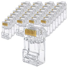 iN NETWORK CAT.7 UTP 網路線製作穿透型EZ接頭 IN-PSU750, 100個