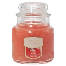 양키캔들 스몰자 캔들, 화이트스트로베리벨리니, 104g, 1개