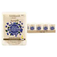 ULTIMATES Indulge 溺愛 超級餐點犬貓餐包 2, 80g, 24個, 鮪魚佐藍苺 + 椰子油
