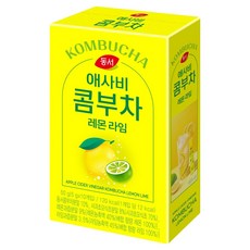 동서 애사비 콤부차 레몬라임, 1개, 10개입, 5g