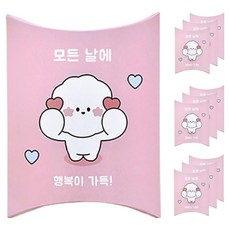 도나와친구들 행복 행운 선물 포장 반달상자 10p 세트, 행복 도나, 1세트