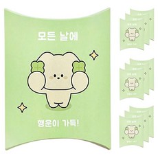 도나와친구들 행복 행운 선물 포장 반달상자 10p 세트, 행운 마몽이, 1세트